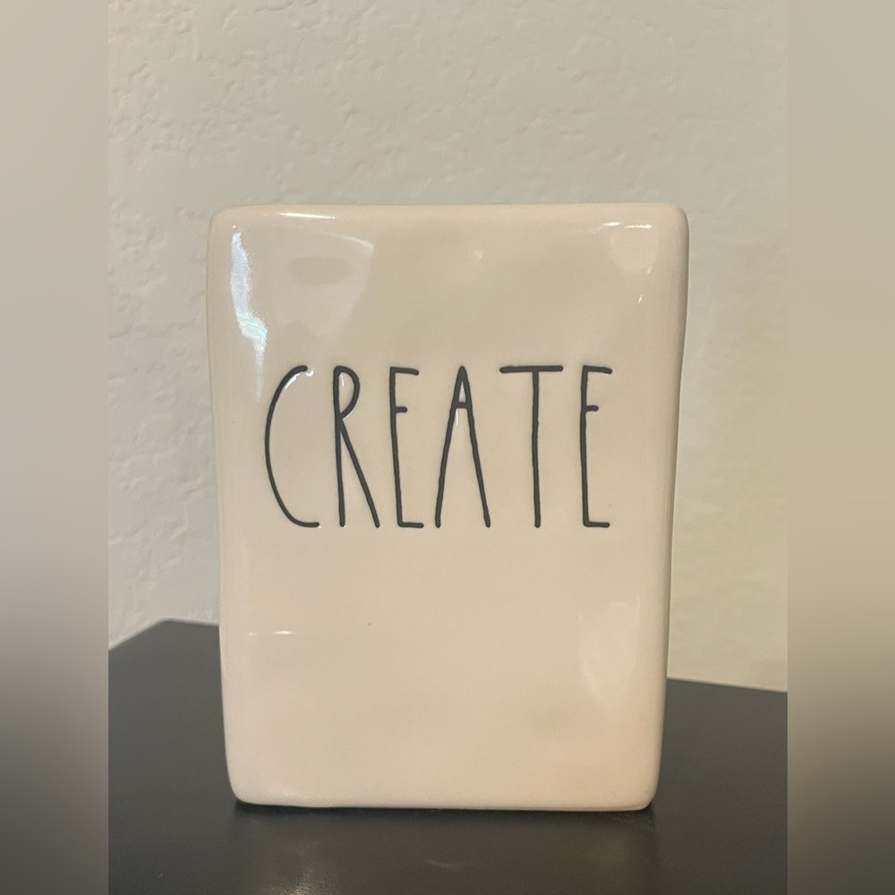 Rae Dunn Artisan Collection by Magenta"Create" Pen/Pencil Holder